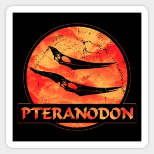 Pteranodon fossil skull Sticker